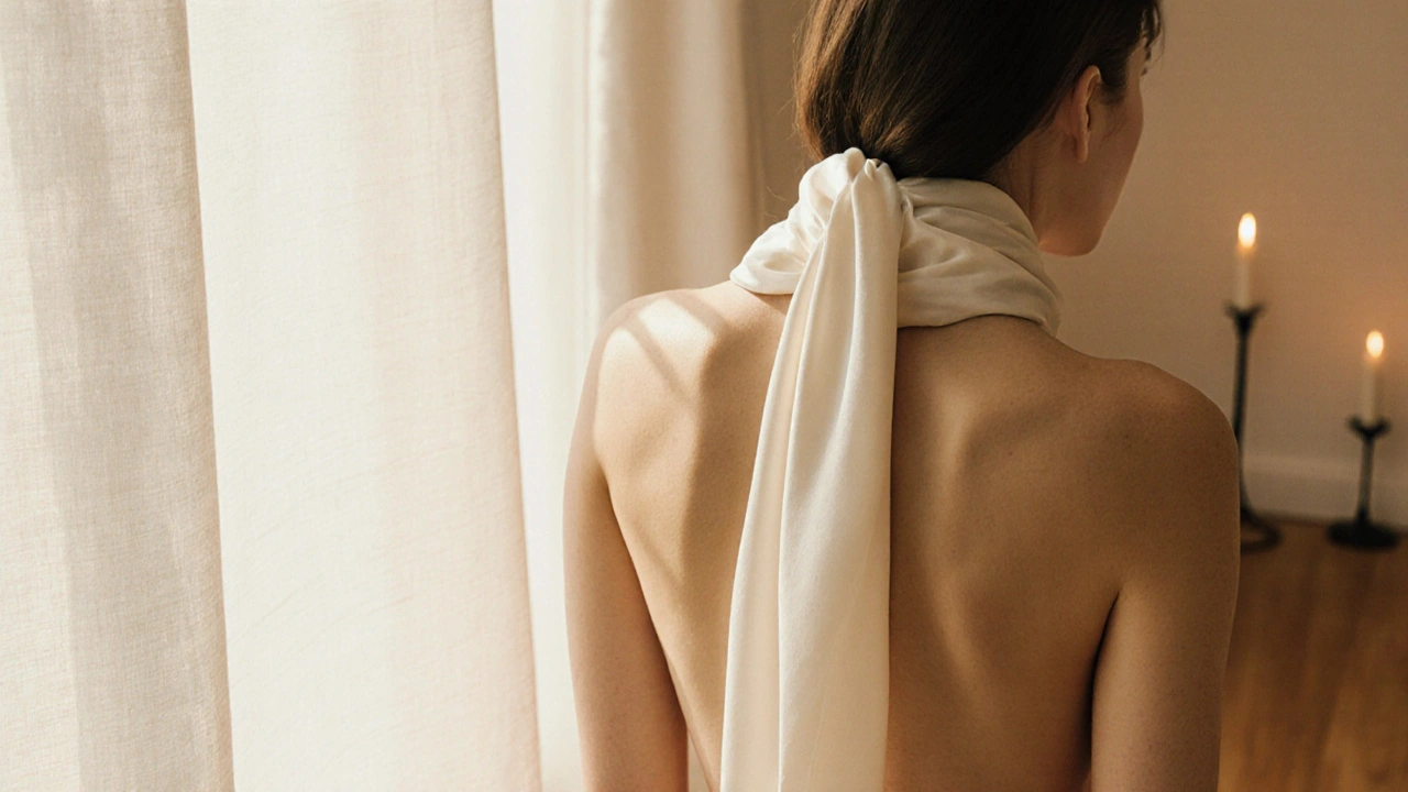 Kožešiny a hedvábné šátky pro smyslné hýčkání v tantrě